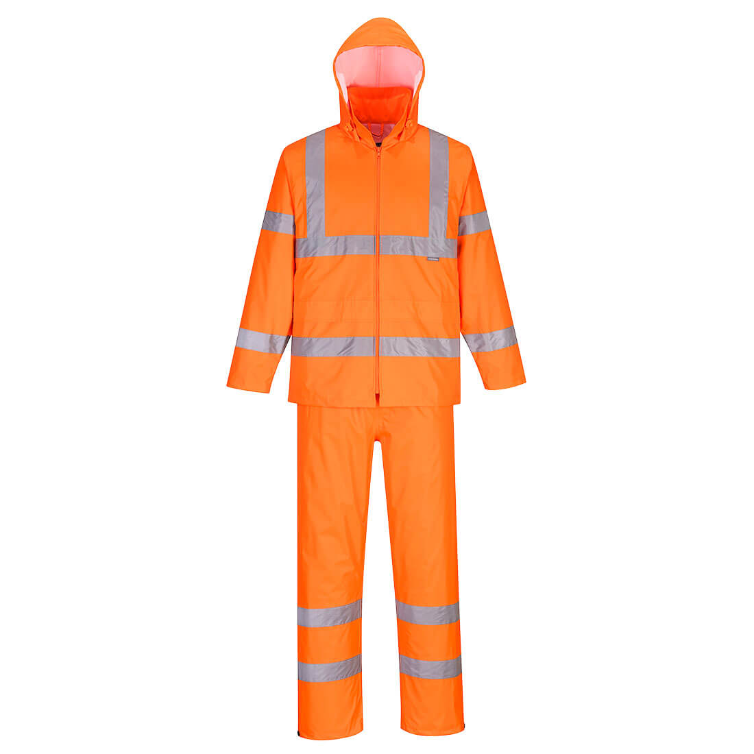Hi-Vis pieneen tilaan pakattava sadeasu