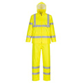 Hi-Vis pieneen tilaan pakattava sadeasu