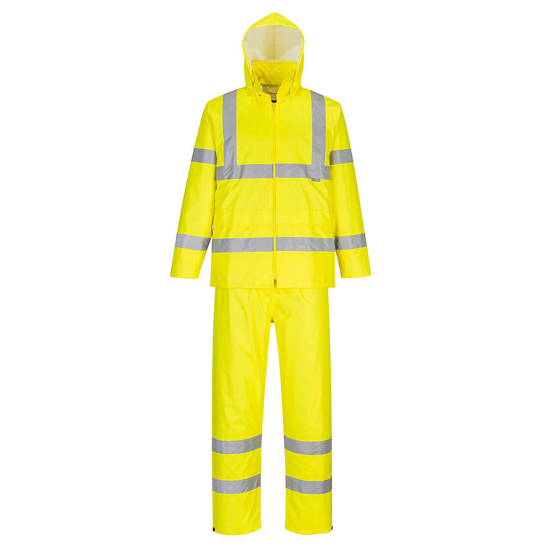 Hi-Vis pieneen tilaan pakattava sadeasu