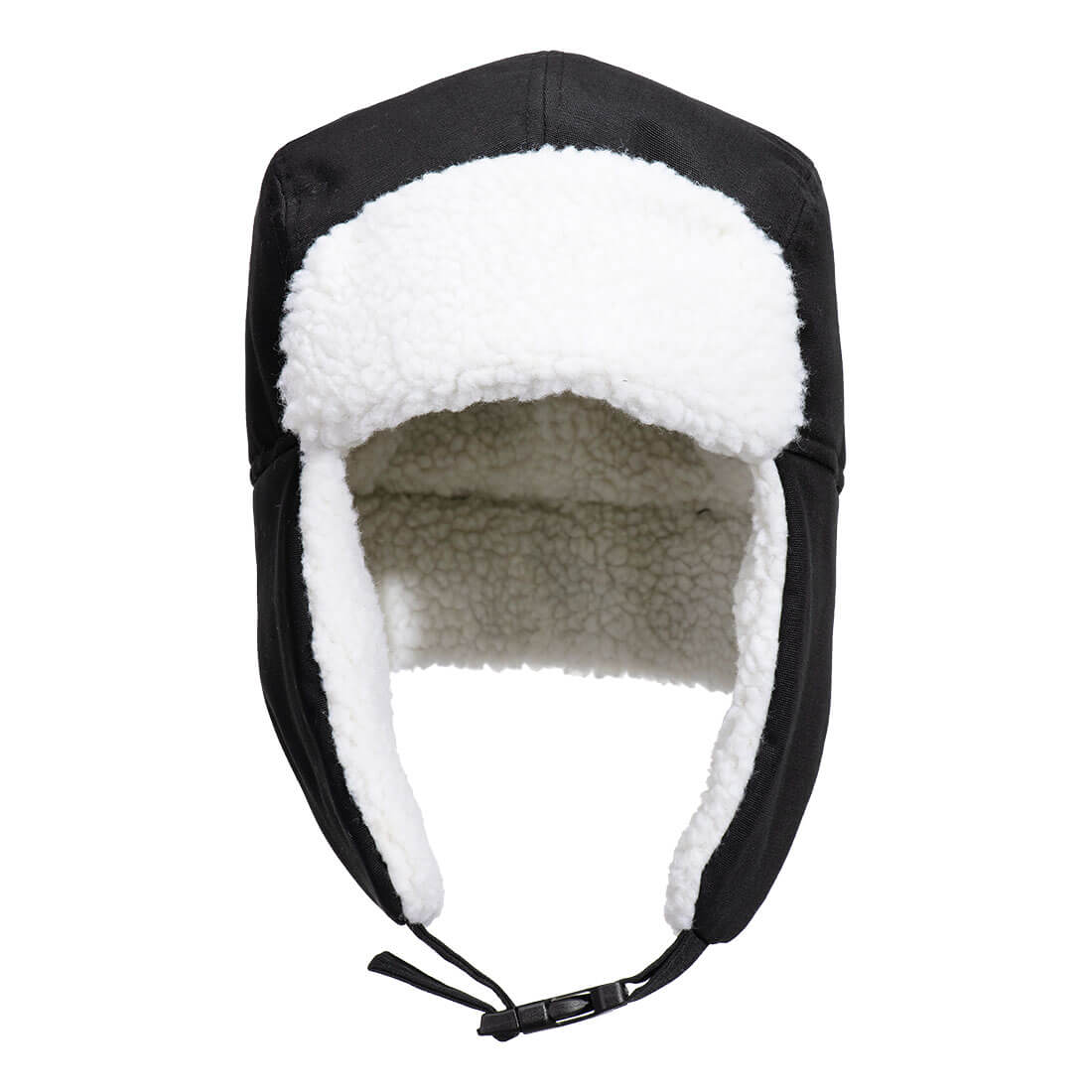 Sherpa- karvavuorellinen Trapper hattu - Musta
