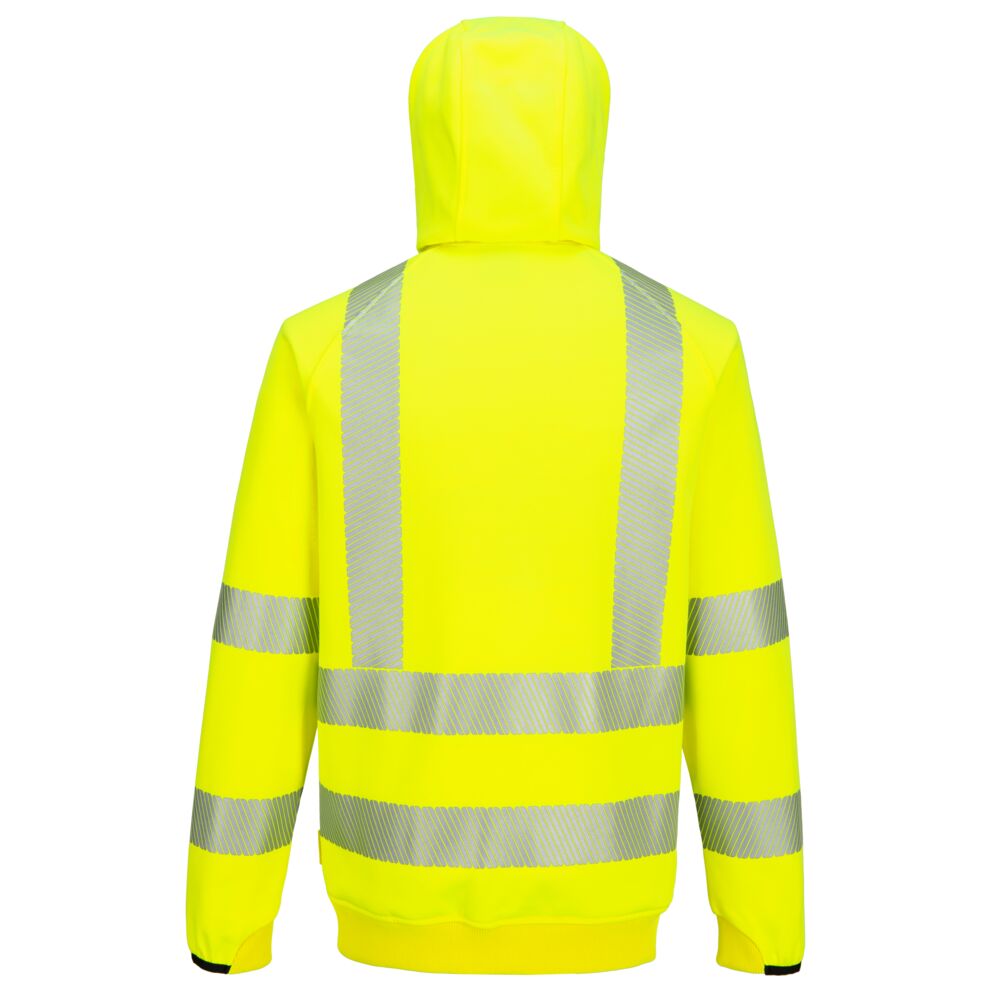 KX3 Sport Hi-Vis Vetoketjuhuppari - Keltainen