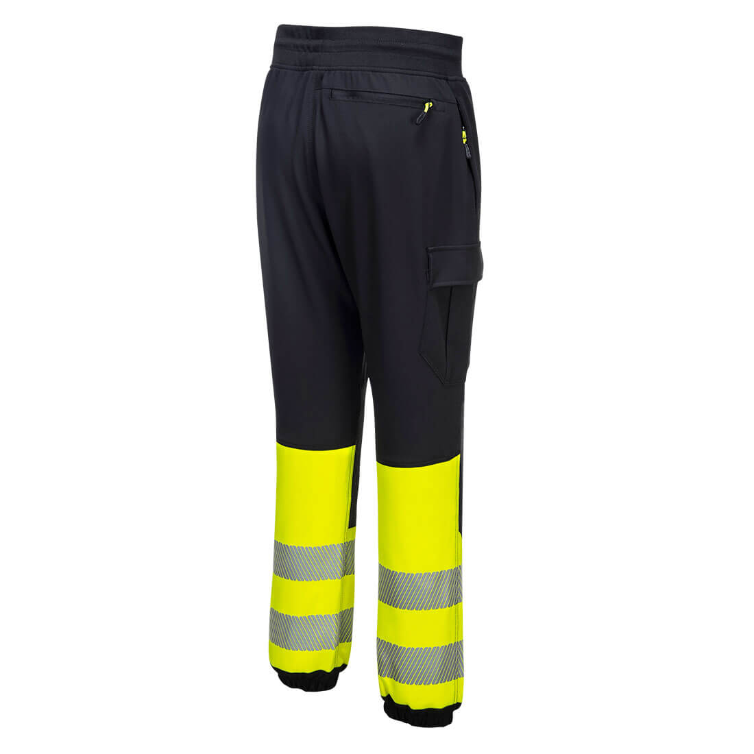 KX3 Hi-Vis Flexi housut luokka 1 - Musta/keltainen