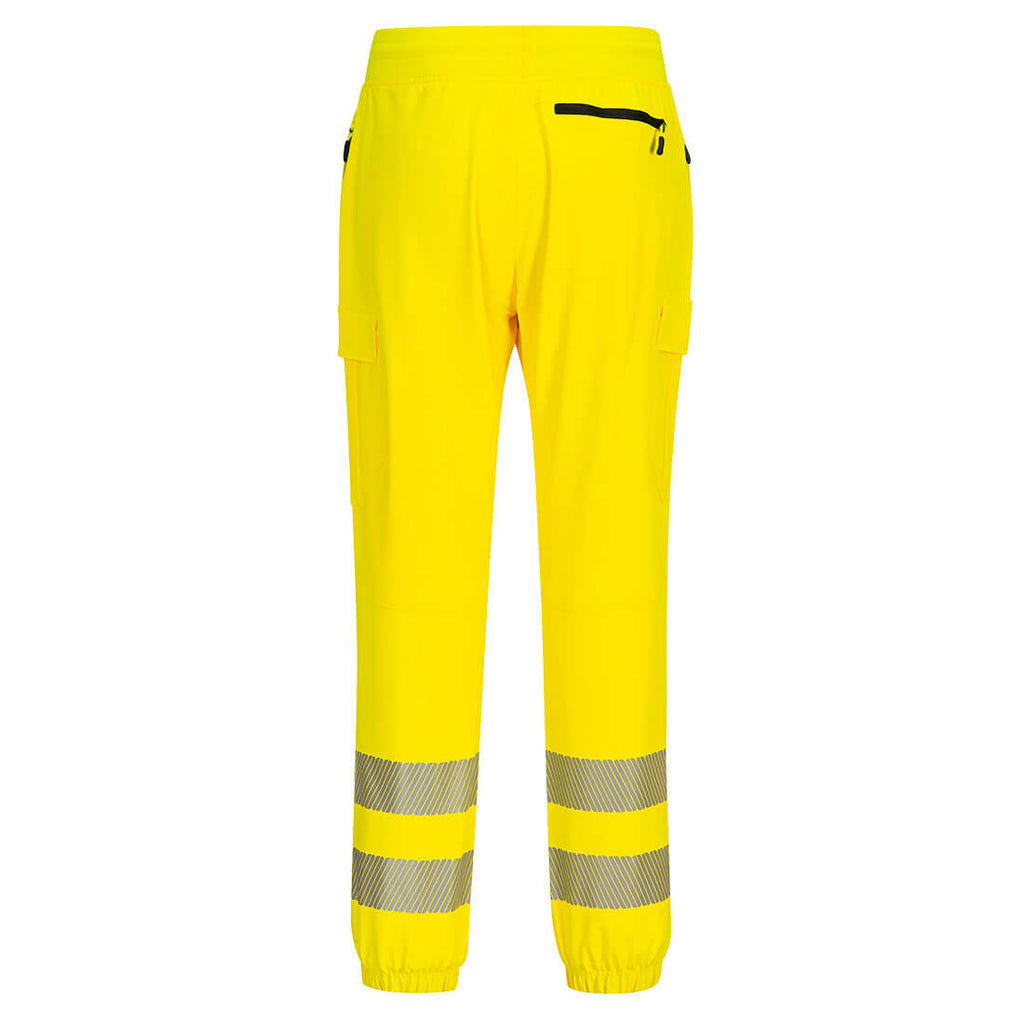 PW3 Hi-Vis Flexi työverkkarit - Kelta/musta