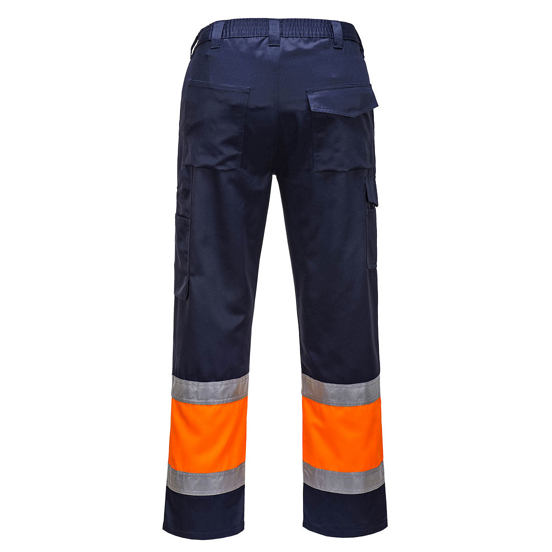 Kevyet Hi-Vis kaksisävy Combat-housut - Oranssi/navy