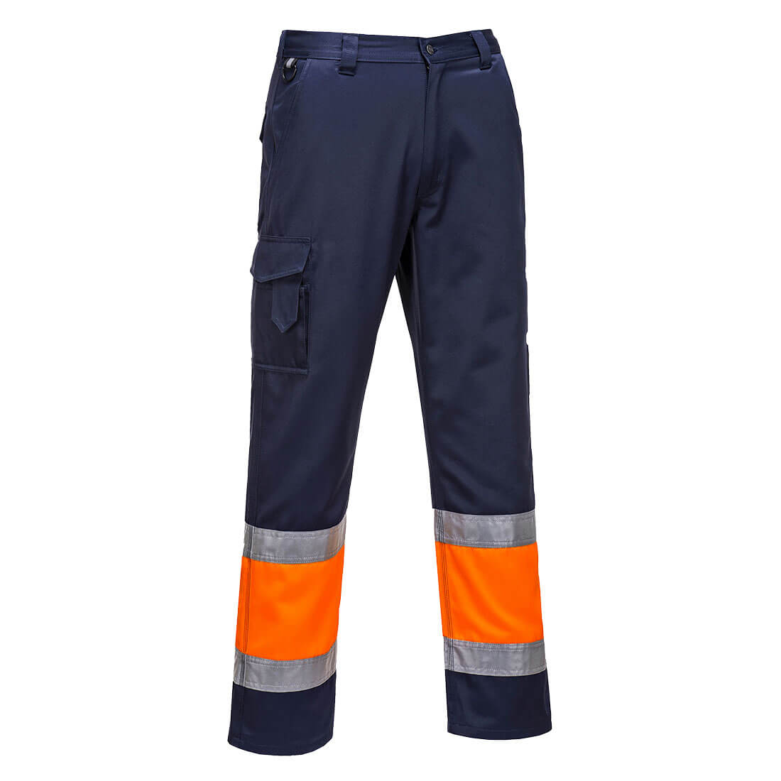 Kevyet Hi-Vis kaksisävy Combat-housut - Oranssi/navy