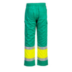 Kevyet Hi-Vis kaksisävy Combat-housut - Keltainen/sinivihreä