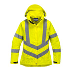 Naisten hengittävä HiVis-takki - Keltainen