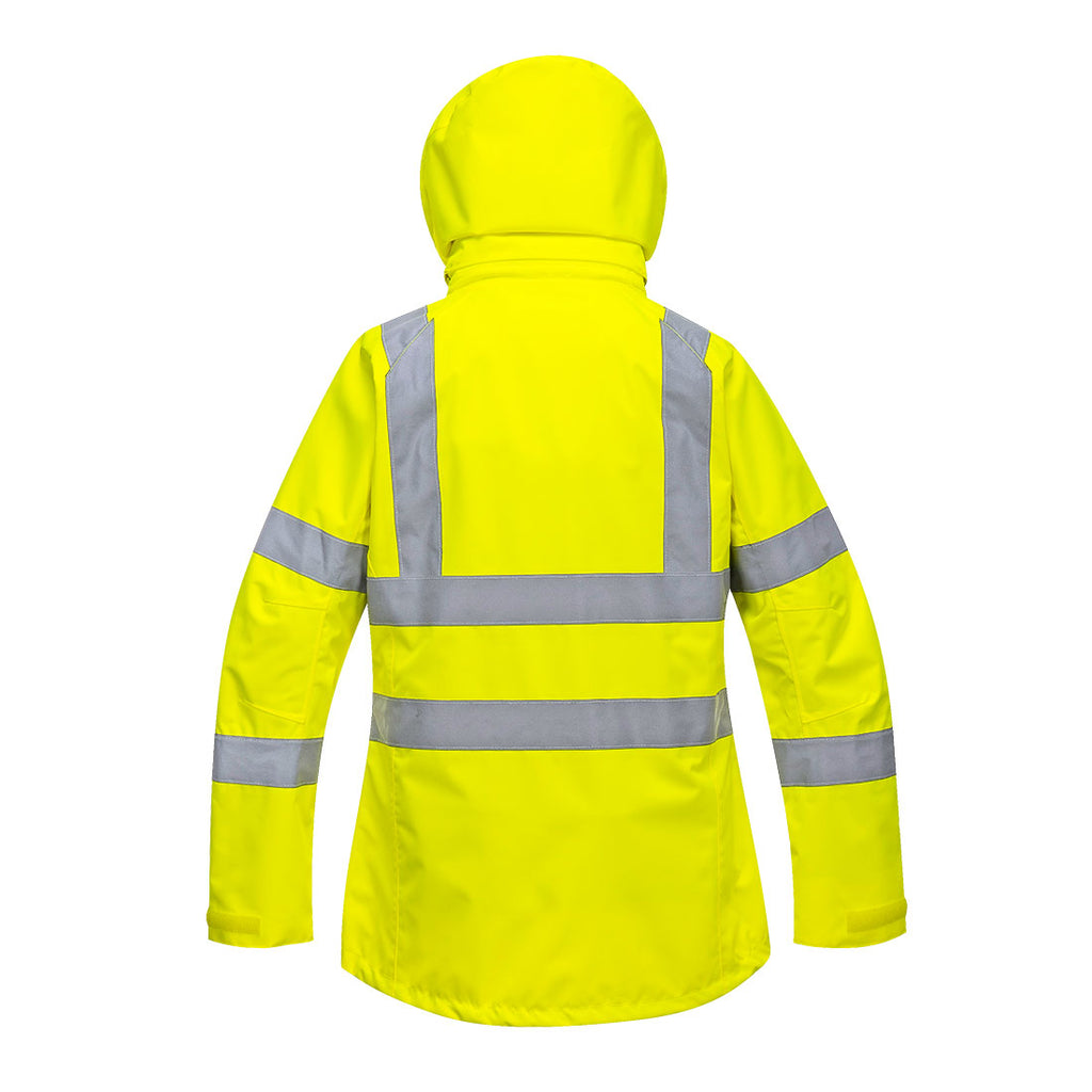 Naisten hengittävä HiVis-takki - Keltainen