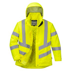 Naisten Hi-Vis talvitakki - Keltainen
