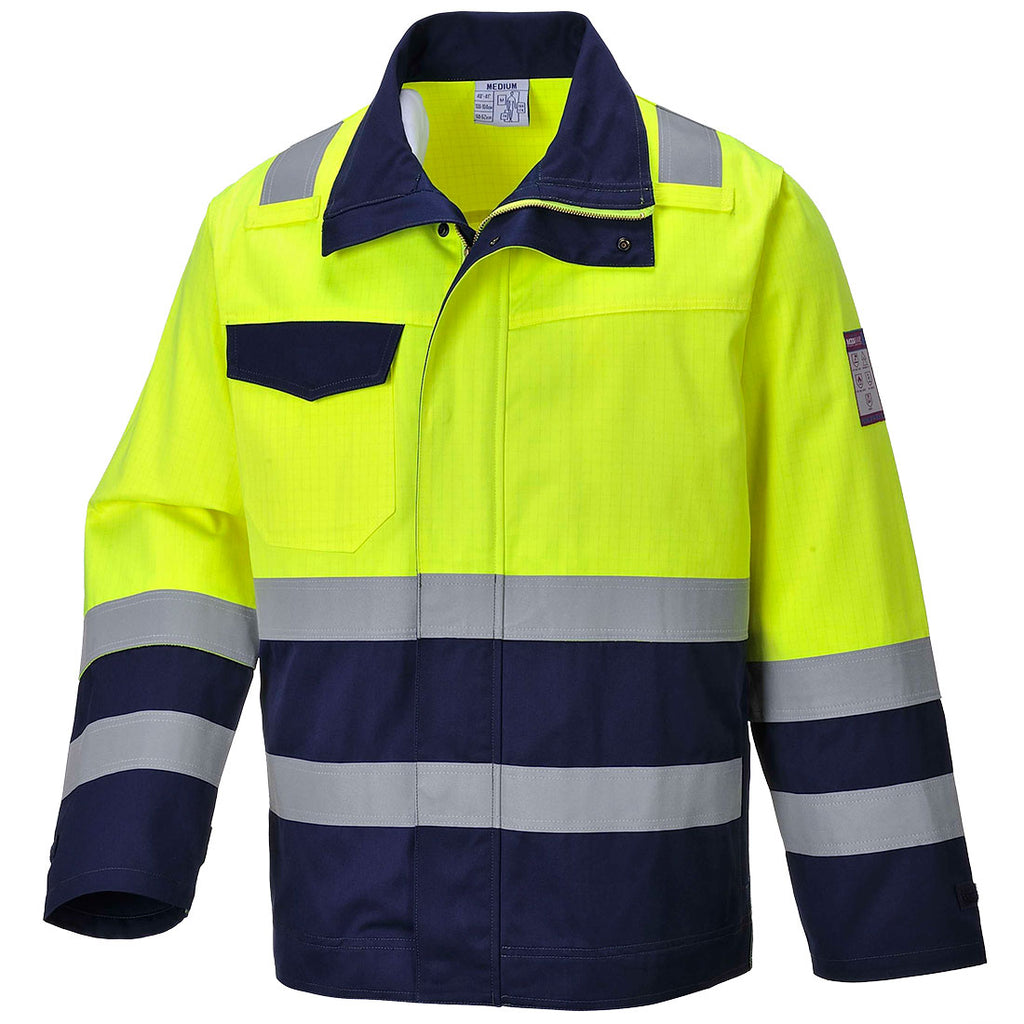 HiVis Modaflame-takki - Kelta/navy