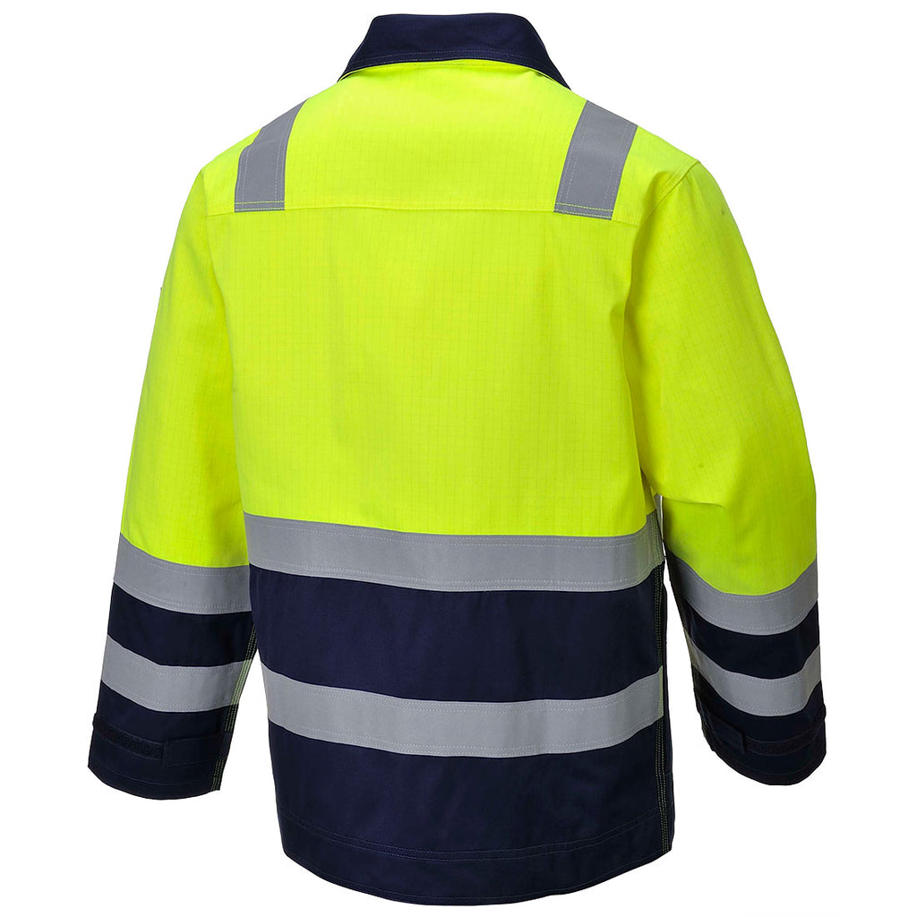 HiVis Modaflame-takki - Kelta/navy