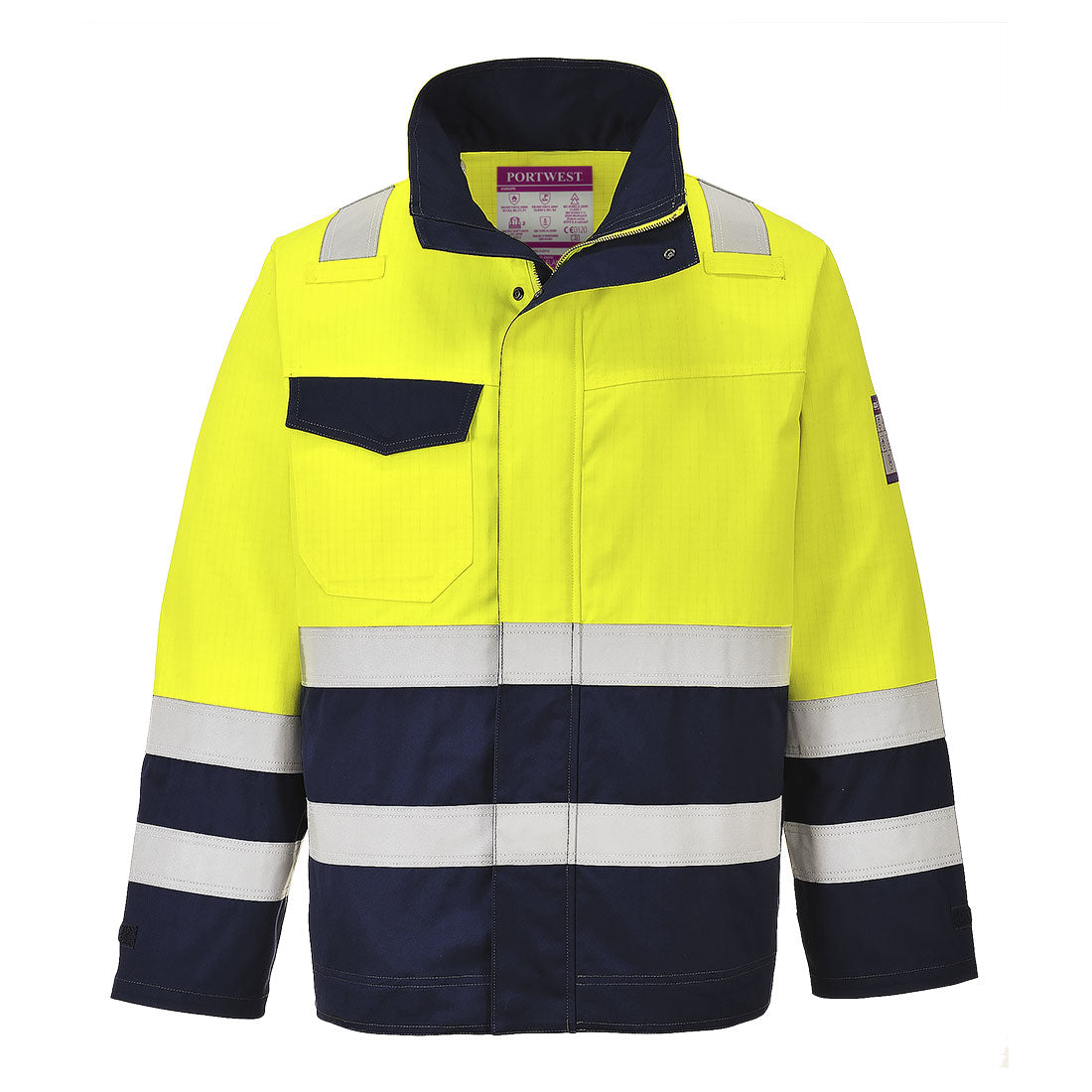 HiVis Modaflame-takki - Kelta/navy