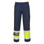 Hi-Vis MODAFLAME housut - Kelta/navy