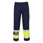 Hi-Vis MODAFLAME housut - Kelta/navy
