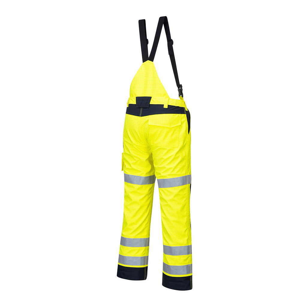 Modaflame Valokaarisuojatut Multinorm sadehousut - Kelta/navy