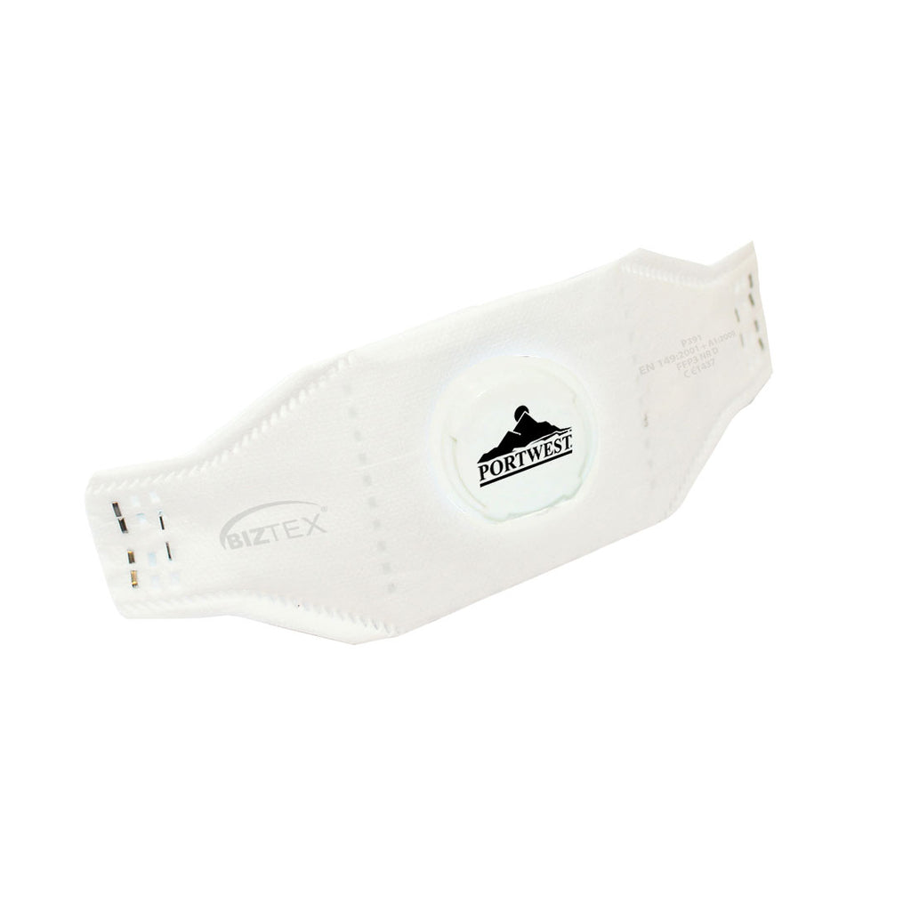 EAGLE FFP3 taitettava Dolomite-venttilihengityssuojain - Valkoinen