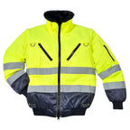 PW3 Hi-Vis 3-in-1 Pilottitakki - Kelta/navy