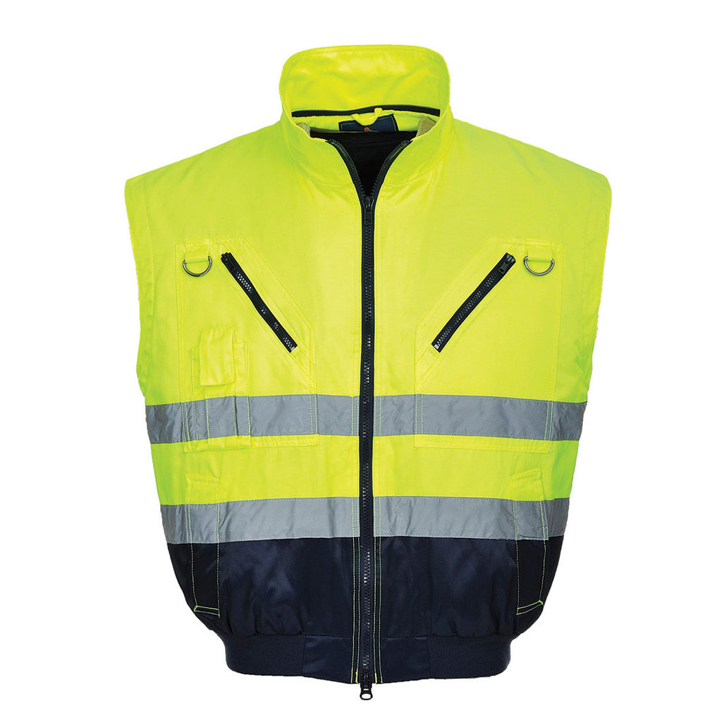 PW3 Hi-Vis 3-in-1 Pilottitakki - Kelta/navy