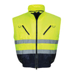 PW3 Hi-Vis 3-in-1 Pilottitakki - Kelta/navy