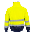 PW3 Hi-Vis 3-in-1 Pilottitakki - Kelta/navy