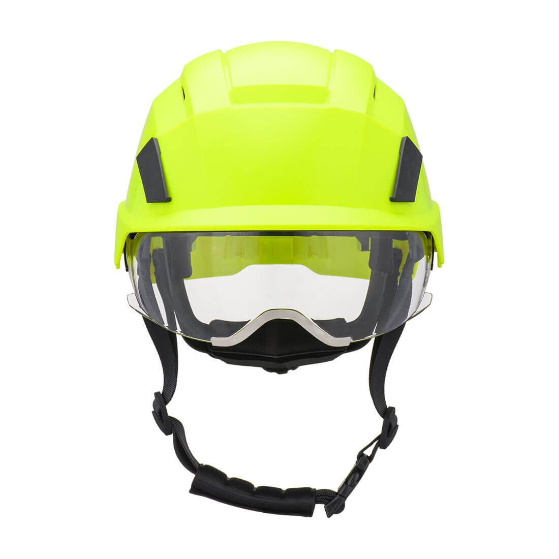 Integrated Visor Helmet - Kirkas keltainen