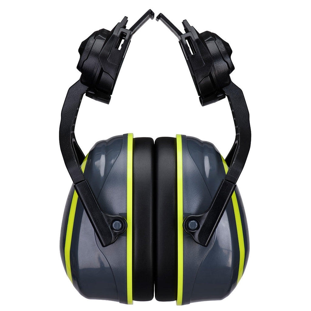 HV Extreme medium Clip-On kypäräkiinnike kuulosuojaimet - Harmaa/Keltainen