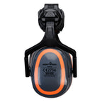 HV Extreme medium Clip-On kypäräkiinnike metallittomat kuulosuojaimet - Harmaa/oranssi