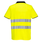 PW2 Hi-Vis Pikee-paita - Kelta/musta