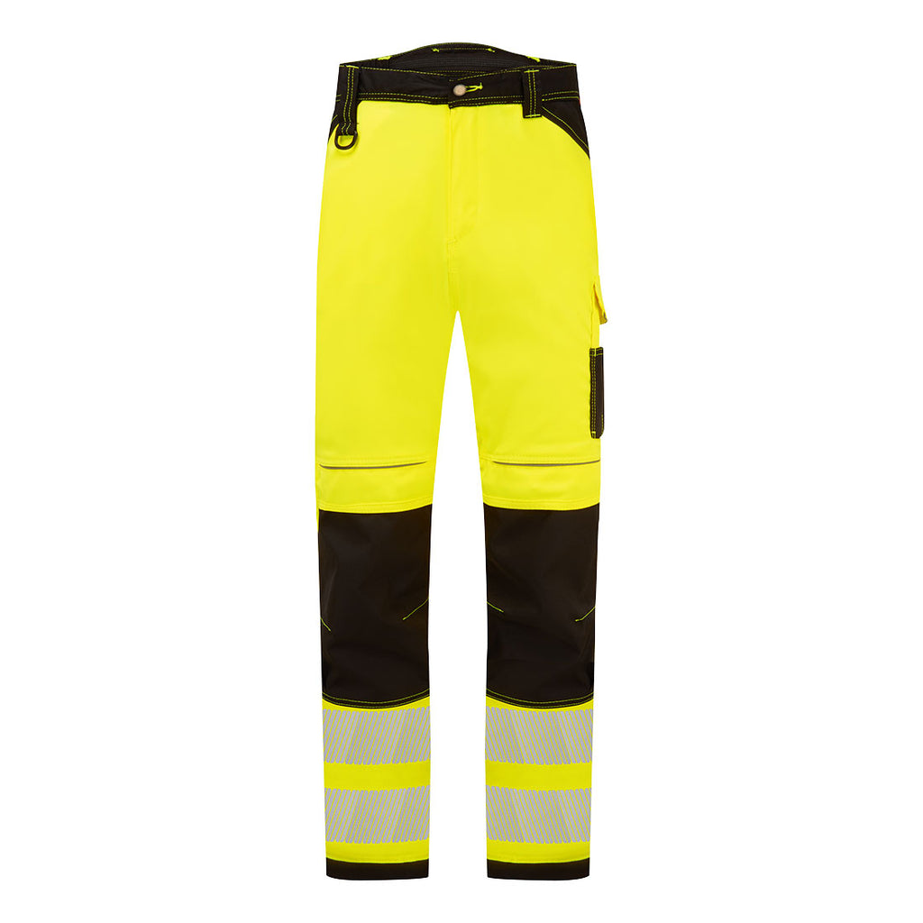 PW3 Hi-Vis Lightweight Stretch-housut - Kelta/musta