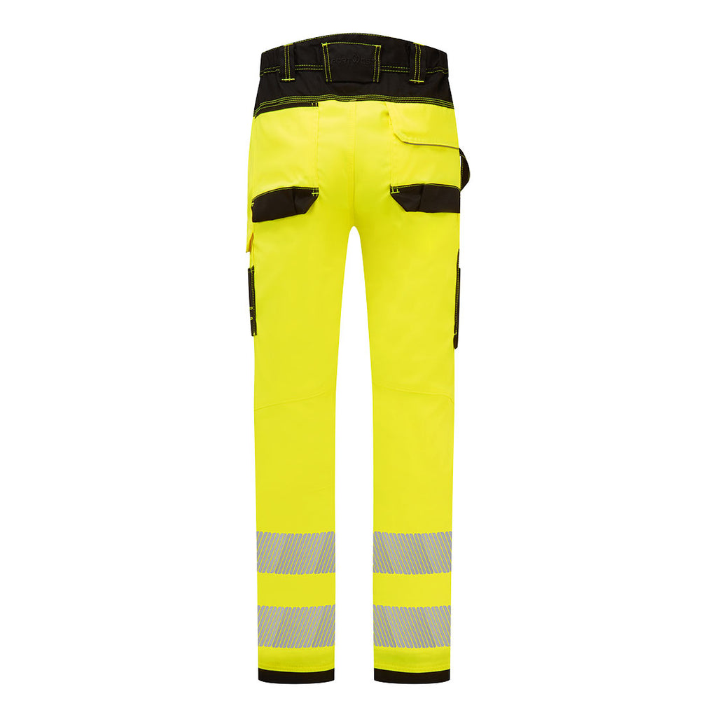 PW3 Hi-Vis Lightweight Stretch-housut - Kelta/musta