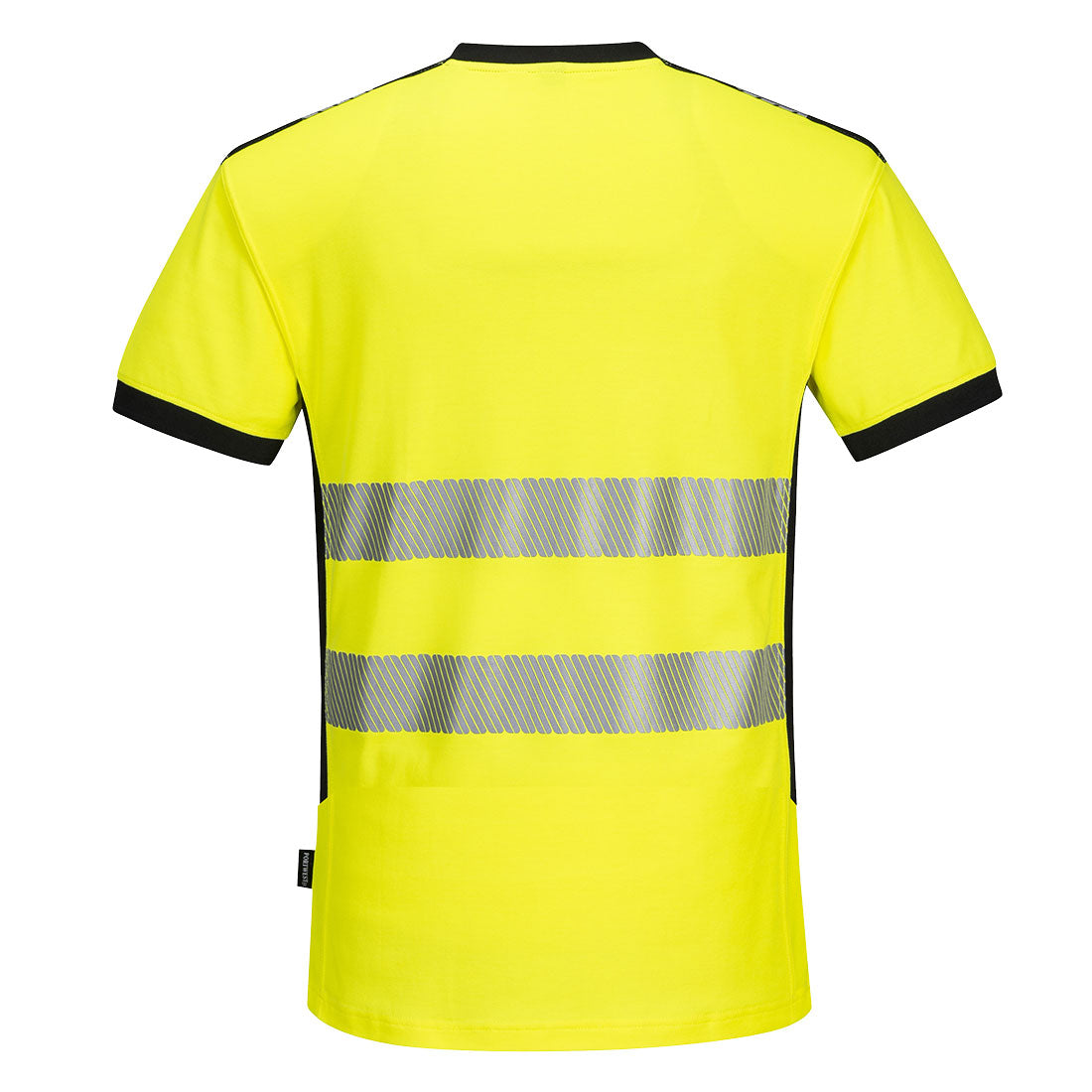 PW3 Hi-Vis V-kaulus T-paita - Kelta/musta