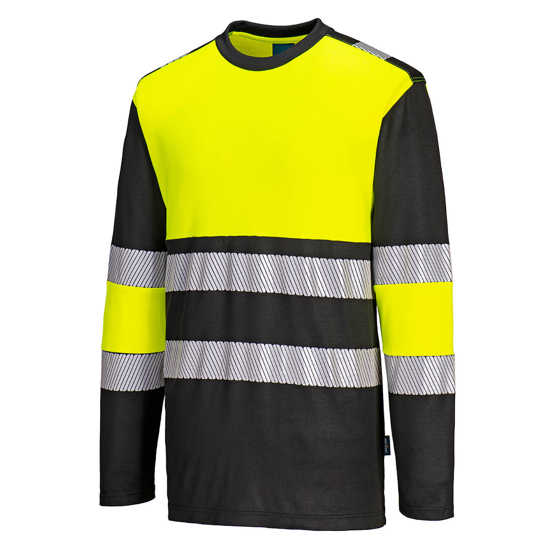 PW3 Hi-Vis pitkähihainen paita (luokka 1) - Kelta/musta