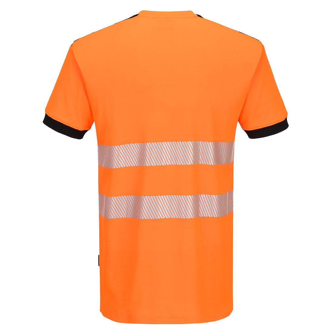 PW3 Hi-Vis Cotton Comfort T-paita - Oranssi/musta