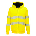 PW321 Hi-Vis vetoketjullinen talvihuppari