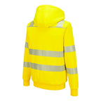 PW321 Hi-Vis vetoketjullinen talvihuppari - Keltainen