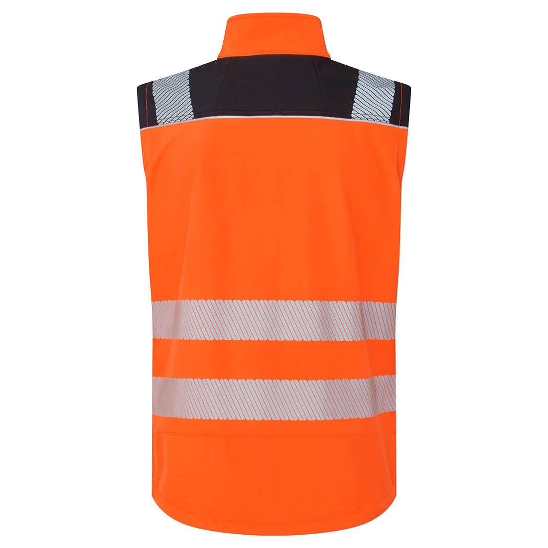 Hi-Vis Softshell-liivi (3L) - Oranssi/musta