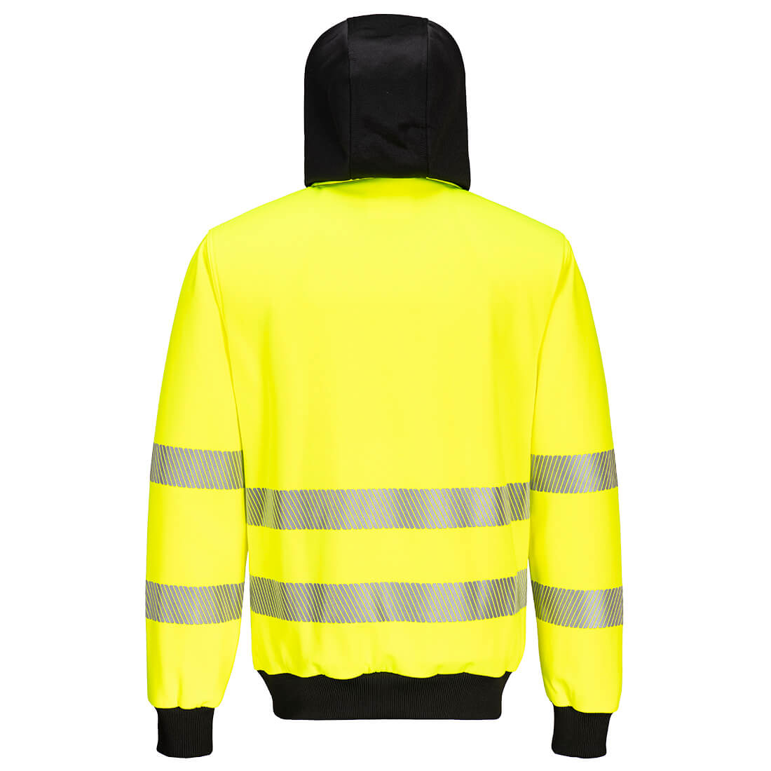 PW3 Hi-Vis vetoketjuhuppari - Kelta/musta