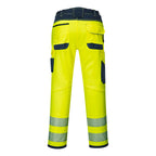 PW3 Hi-Vis työhousut - Kelta/navy