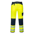 PW3 Hi-Vis työhousut - Kelta/navy
