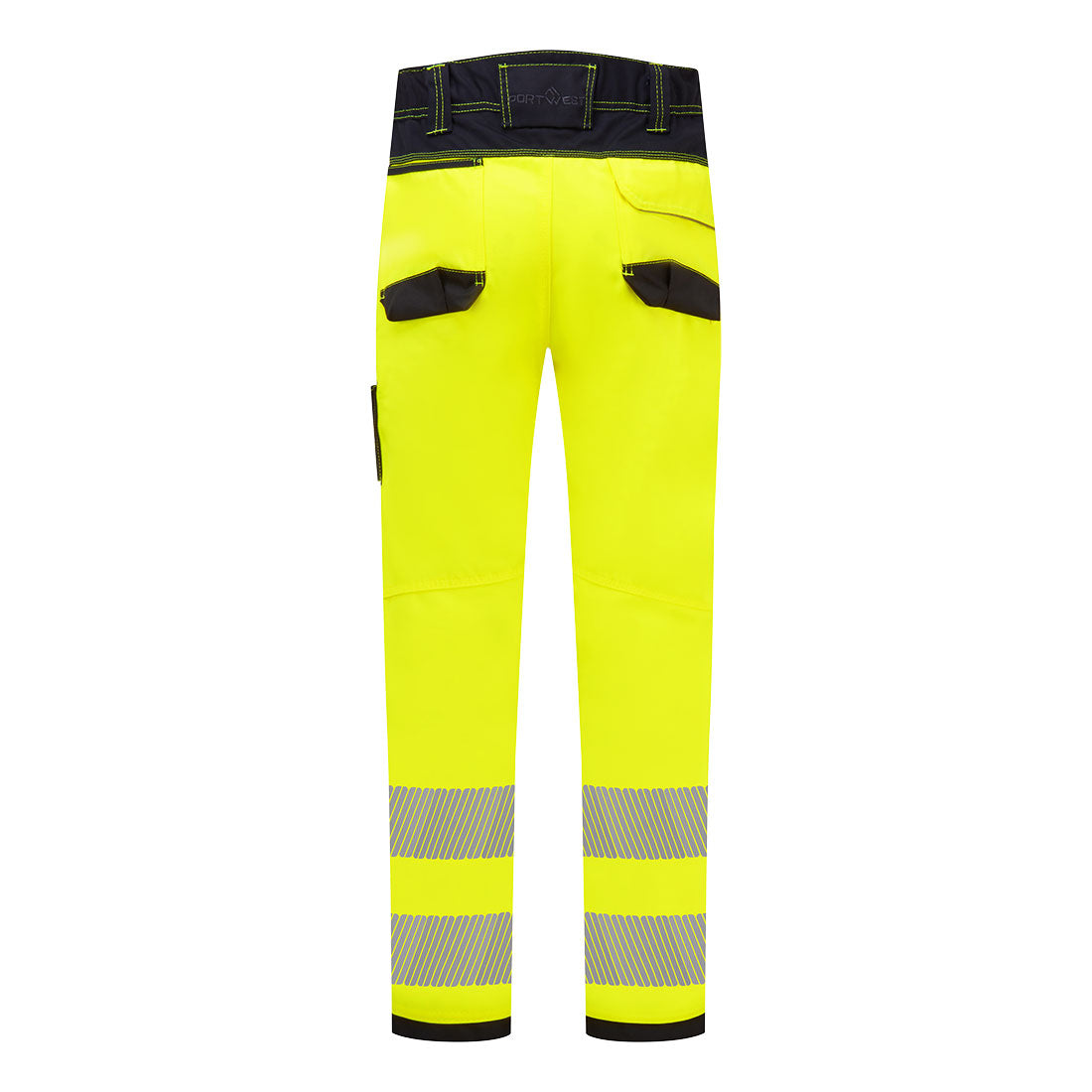 PW3 Hi-Vis työhousut - Kelta/navy