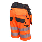 PW3 Hi-Vis riipputaskushortsit - Oranssi/musta