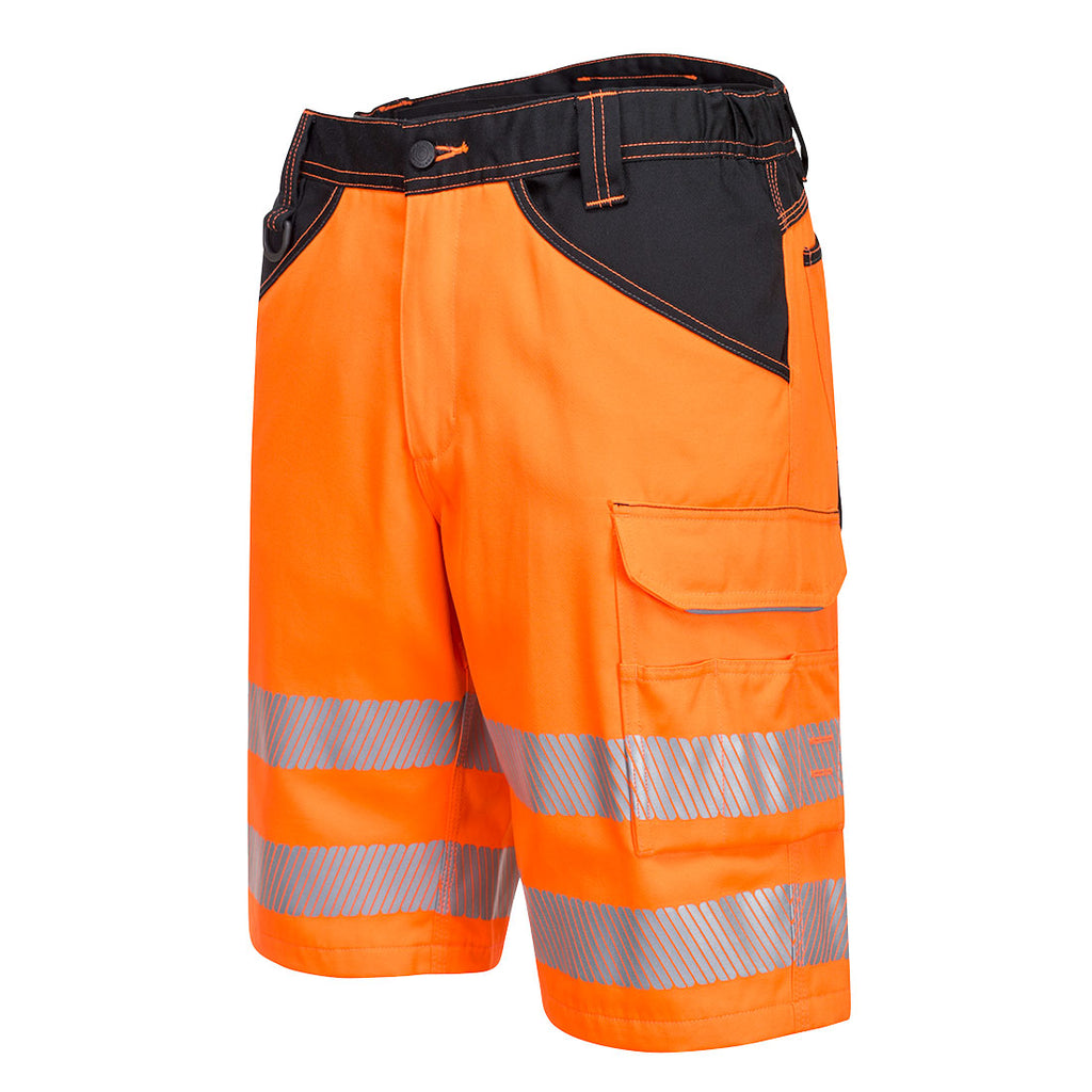 PW3 Hi-Vis shortsit - Oranssi/musta