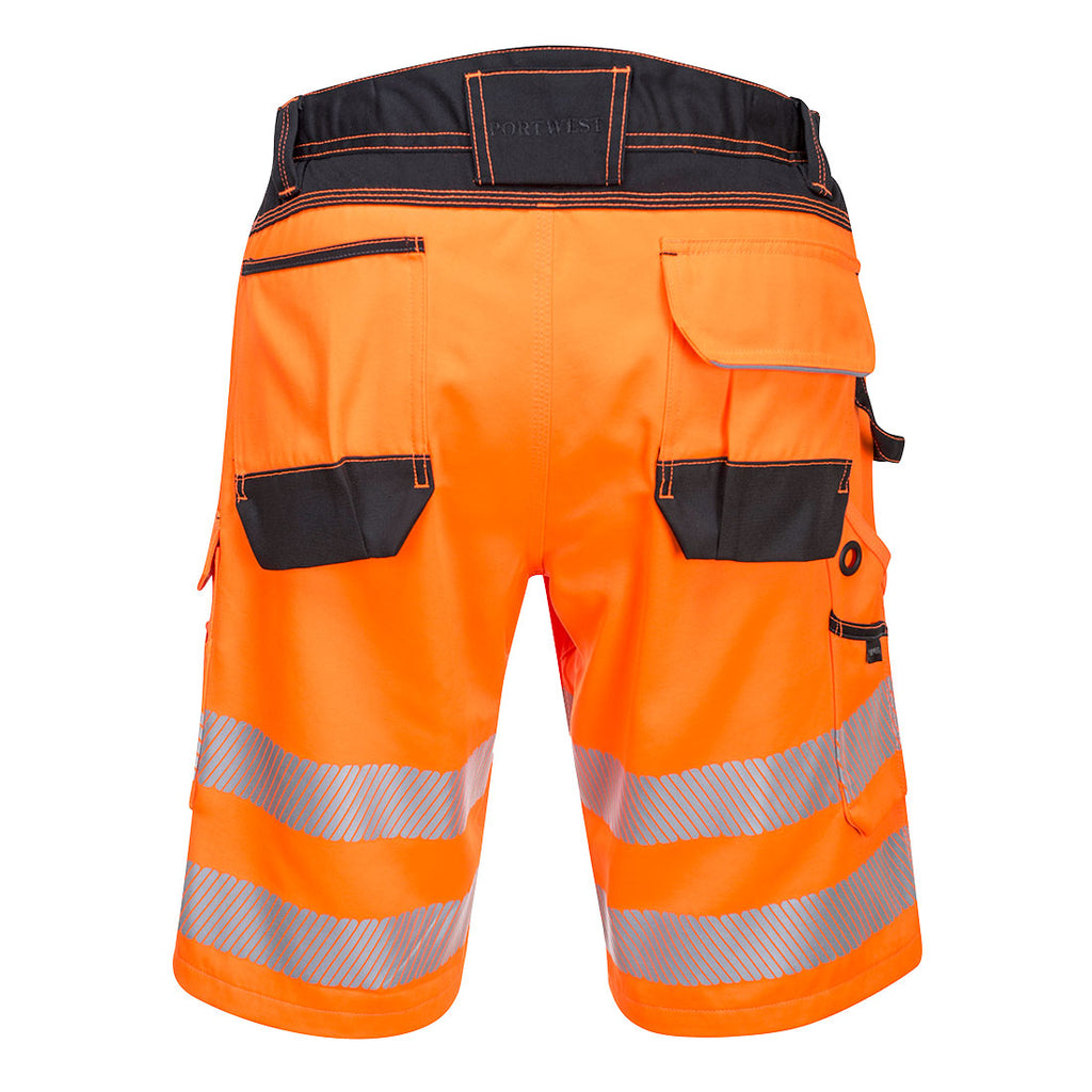 PW3 Hi-Vis shortsit - Oranssi/musta