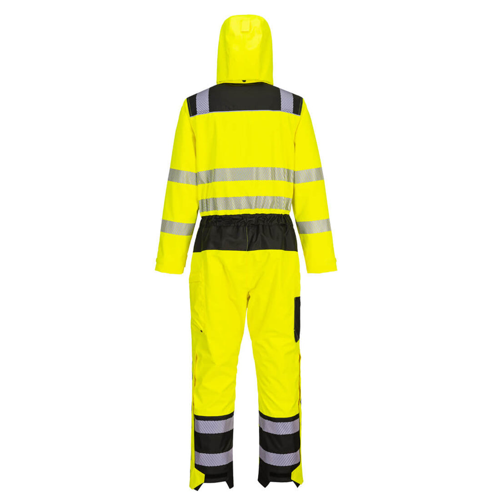 PW3 Sateenpitävä Hi-Vis haalari - Kelta/musta