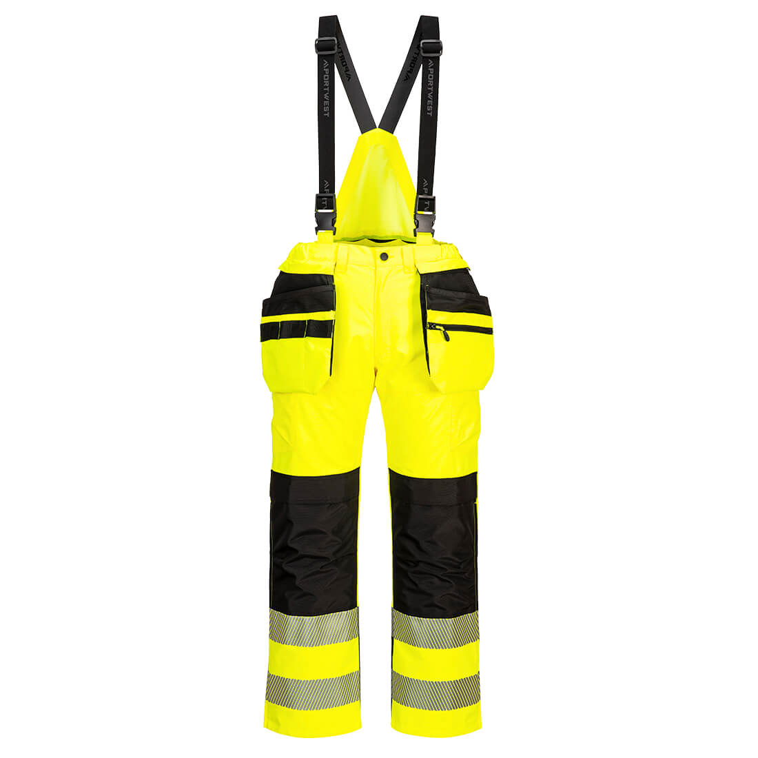 PW3 Hi-Vis sadetta kestävät avohaalarit