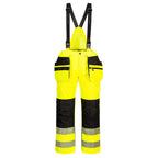 PW3 Hi-Vis sadetta kestävät avohaalarit - Kelta/musta
