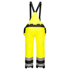 PW3 Hi-Vis sadetta kestävät avohaalarit - Kelta/musta