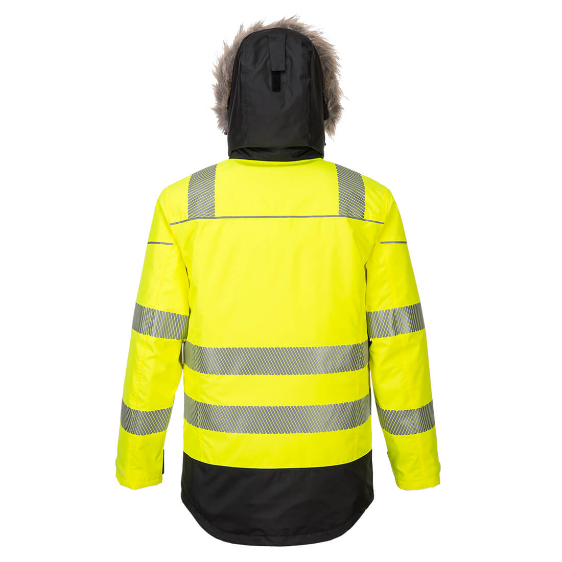 PW3 Hi-Vis Talviparkatakki - Kelta/musta