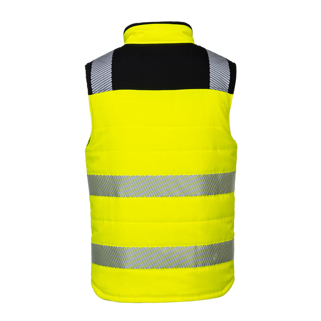 PW3 Hi-Vis Kääntöliivi - Kelta/musta