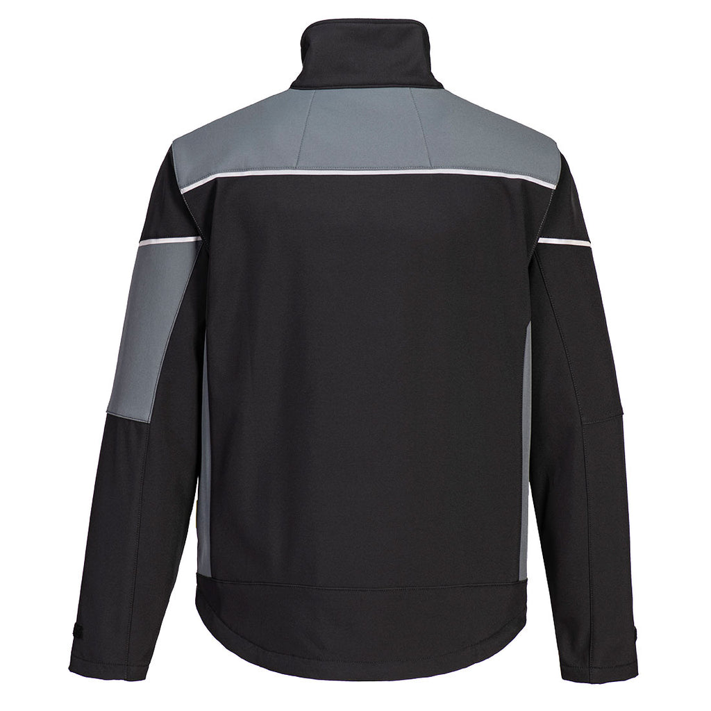 PW3 Softshell Takki 3L - Musta/vaaleanharmaa